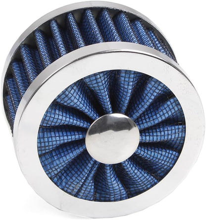 ya 13 9.15 baidi Blue Extra Flow 1 to 1-1/4 Push In Valve Cover Baffle Breather Vent Filter Kit