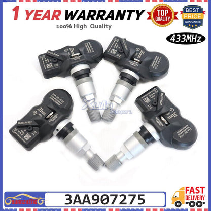 ya 3 8.24 baidi 4pcs TPMS tire Pressure Sensor 433MHz for VW CC 2012-17 for Tiguan 3AA907275F