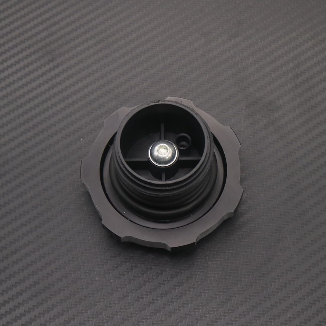 ya 9 10.24 Silver CNC Edge Cut Gas Tank Cap Fuel Cap For Sportster Road King Softail