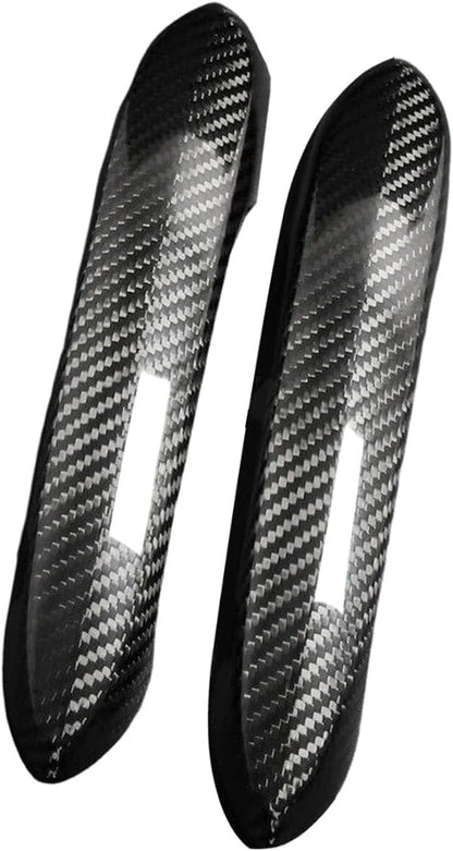 ya 10 9.16 baidi 2 Pack Real Carbon Door Handle Cover Trim for Toyota Supra A90 MK5 2019-2021-