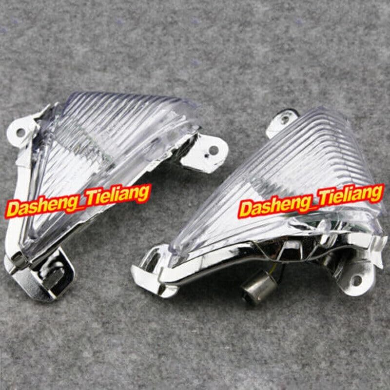 ya 2 8.15 for Kawasaki ZX14R 2006-2011 &ZX10R 2006-2007 2x Clear Front Turn Signals Lenses
