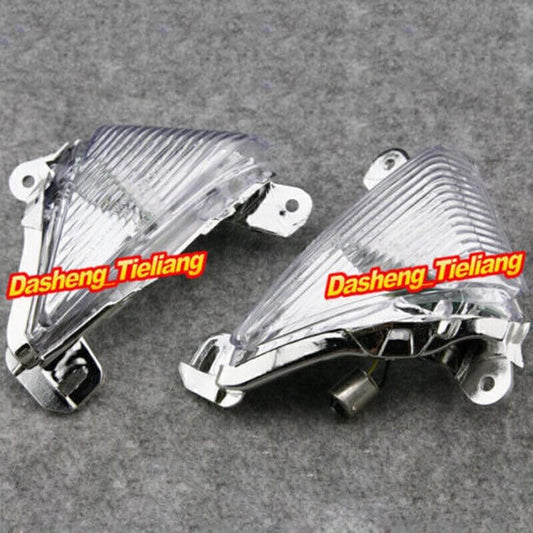 ya 2 8.24 baidi for Kawasaki ZX14R 2006-2011 &ZX10R 2006-2007 2x Clear Front Turn Signals Lenses