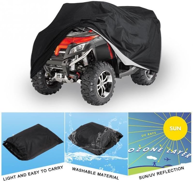 ya 7 8.24 baidi XL ATV Protective Cover for Yamaha 250 350 660R Waterproof UV-Proof Rainproof and Dustproof