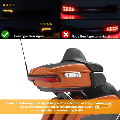 ya 23 10.7 baidi LED Brake Turn Tail Light for Harley Touring Electra Glide Ultra Classic FLHTCU