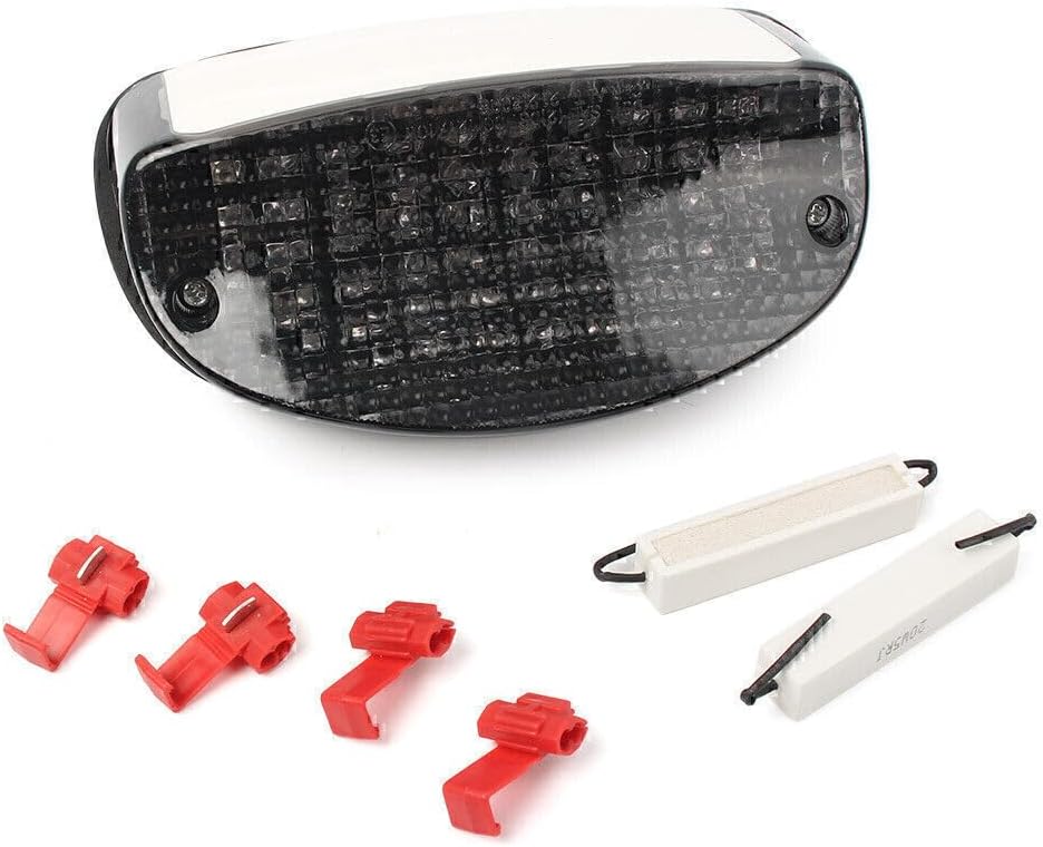 ya 4 8.8.2 LED Tail Light Turn Signal Lamp fit for Honda CBR 1100XX 1997-1998 Smoke