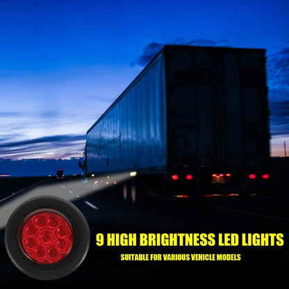 ya 13 9.15 baidi 2 Pcs Tail Light Logo Lamp Trailer Taillight Car Brake Rear Lights