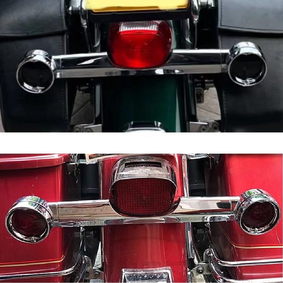 ya 4 8.14 2-piece turn signal lens border decorative ring suitable for Harley Road King Touring 1986-2022