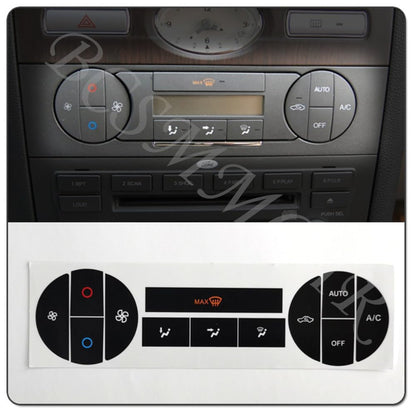 ya 6 8.24 baidi Fit for 2004-2008 for Ford Mondeo A/C Climate Control Button Repair Decals Sticker