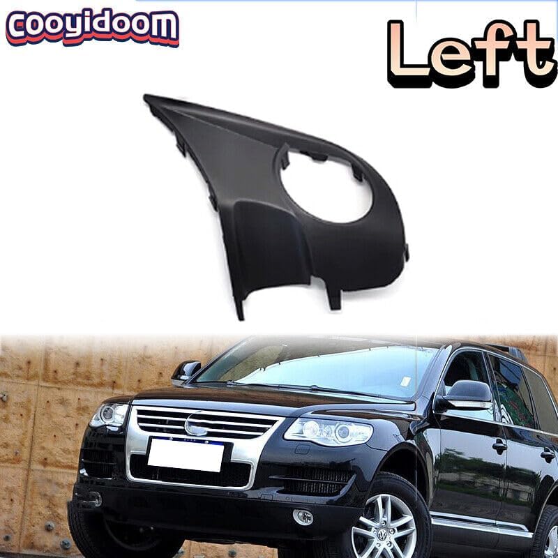 ya 2 8.15 Left front bumper fog light f for Ram e cover suitable for VW Touareg 2008-2010