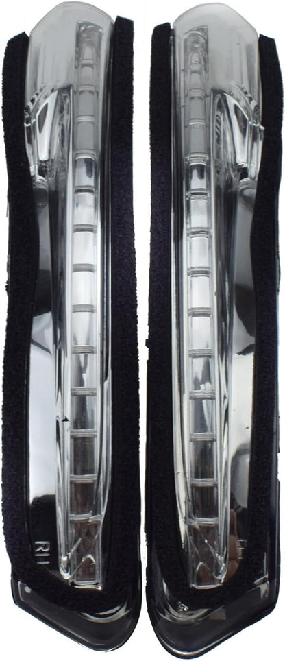 ya 9 10.24 A pair of indicator flashing rearview mirror turn signal lights suitable fo