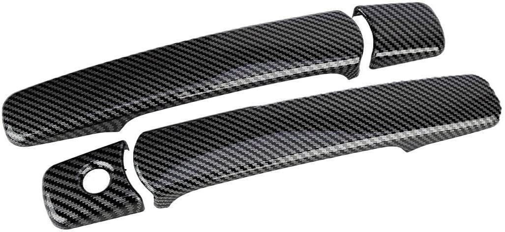 ya 2 8.15 2pcs Carbon Fiber Style Front Door Handle Protectors Fits for Infiniti G35 Coupe 03-07 @
