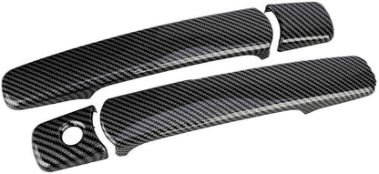 ya 2 8.15 2pcs Carbon Fiber Style Front Door Handle Protectors Fits for Infiniti G35 Coupe 03-07 @