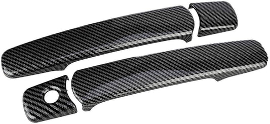 ya 2 8.15 2pcs Carbon Fiber Style Front Door Handle Protectors Fits for Infiniti G35 Coupe 03-07 @