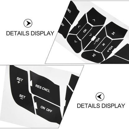 ya 23 10.7 baidi Decal Stickers for for for Ford for for Mustang Steering Buttons for Model Years 15 18