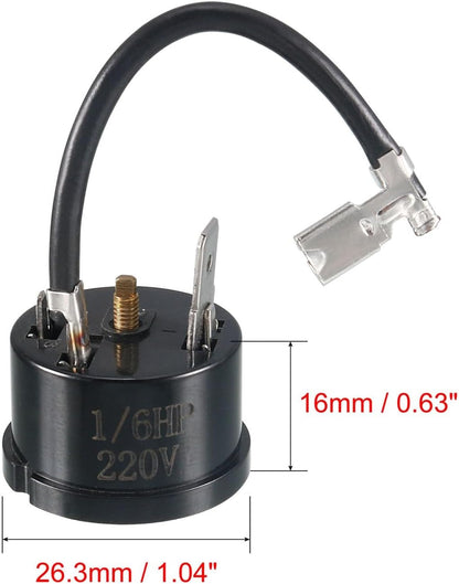ya 26 10.21 baidi 2 x Household zer Thermal Overload Protection 125W 1/6HP