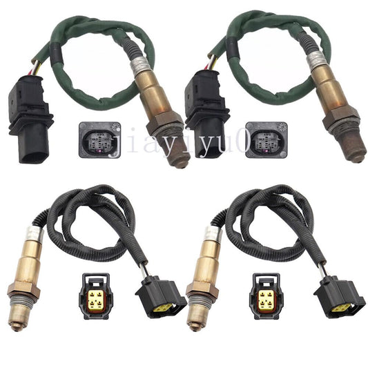 ya 4 8.8 4PCS Oxygen O2 Sensor 1&2 for 2008-2009 for Mercedes-Benz C230 V6 2.5L Upper+Lower