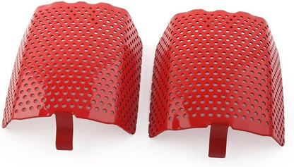 ya 6 8.14 for Harley V-Rod & Touring 2006-2019 Red Steel Front Caliper Screen Inserts
