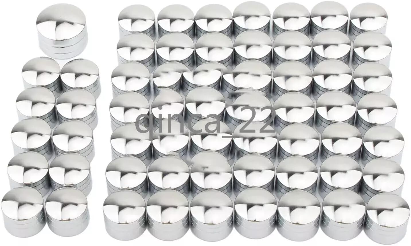 ya 4 8.24 baidi Set Engine Bolt Cover Silver for Harley Chrome 120PCS