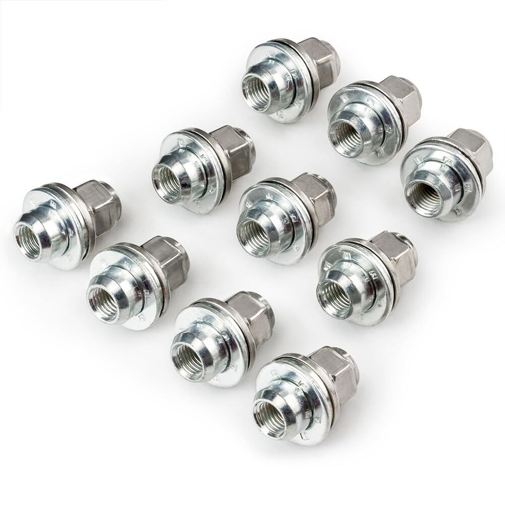 ya 10 9.16 baidi 20 Pack New Lug Nuts for Jaguar S-Type X-Type XJ XJR XF 1999-11 C2C35294010-