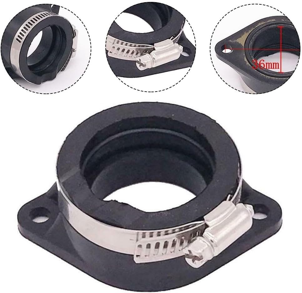 ya 23 10.7 baidi 36mm 40mm Carburetor Adapter Flange Interface Rubber Intake for MANifold Boots Fit