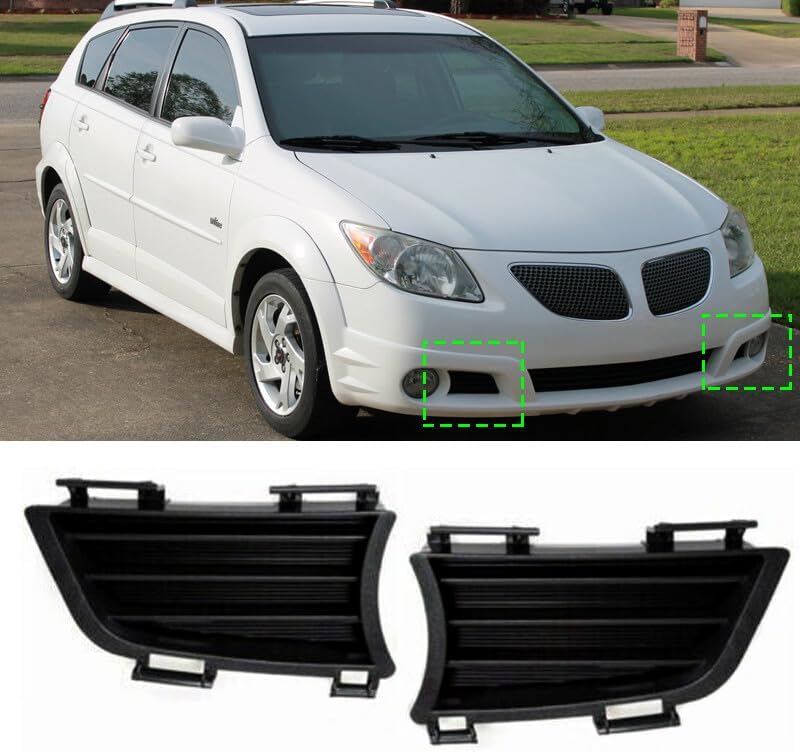 ya 9 10.24 Left & Right for Pontiac Vibe 2005 2006-2008 front bumper Fog Light Cover