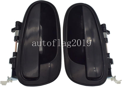 ya 2 8.24 baidi 2-Pack External Door Handle for Hyundai Matrix Lavita 01-10 Rear Left and Right 