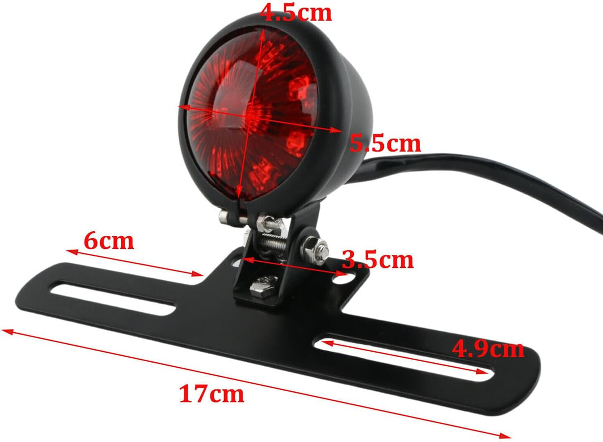 ya 4 8.14 12V motorcycle LED taillight brake light taillight brake light red license plate