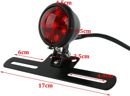 ya 4 8.14 12V motorcycle LED taillight brake light taillight brake light red license plate