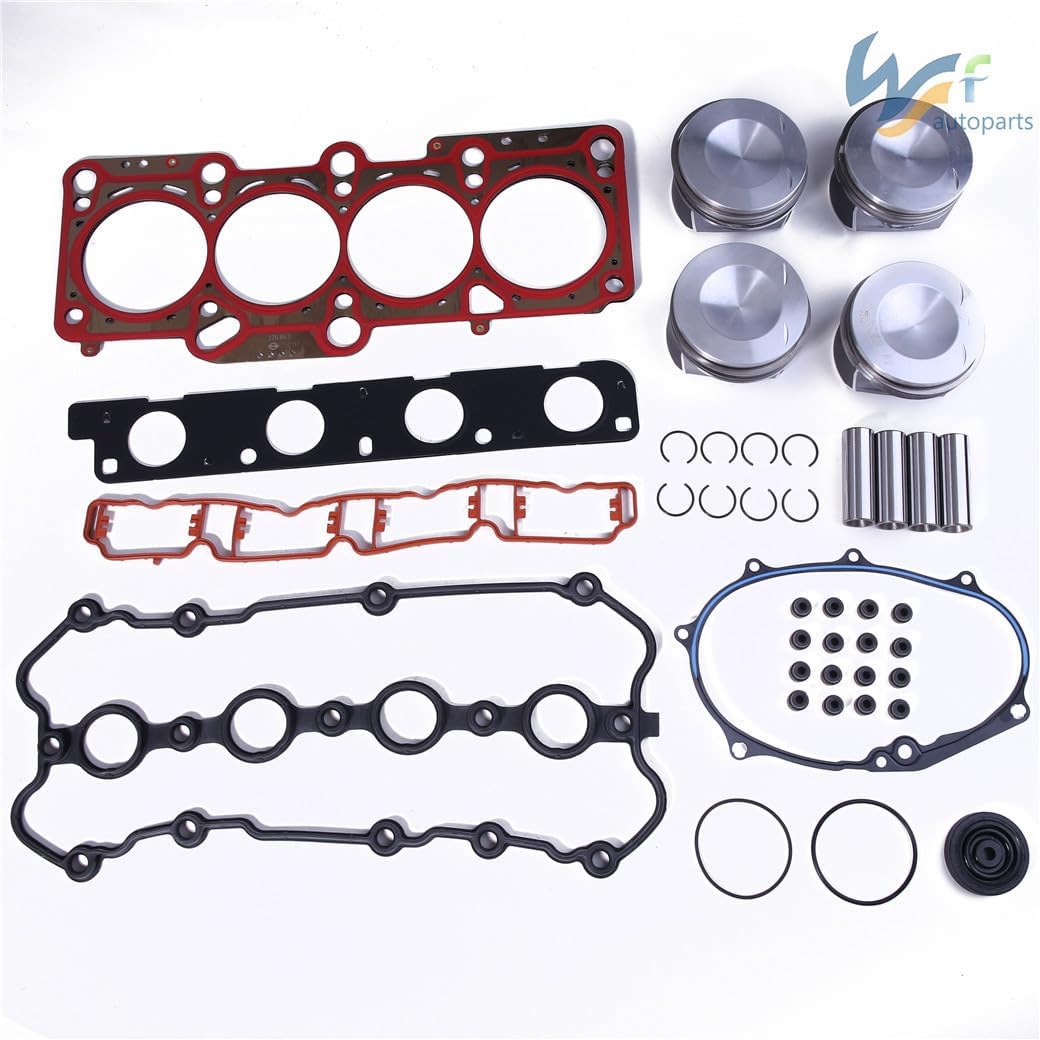 ya 11 9.14 baidiGasline Engine Overhaul Package Rebuilding Kit for Audi for A4 05-08 A6