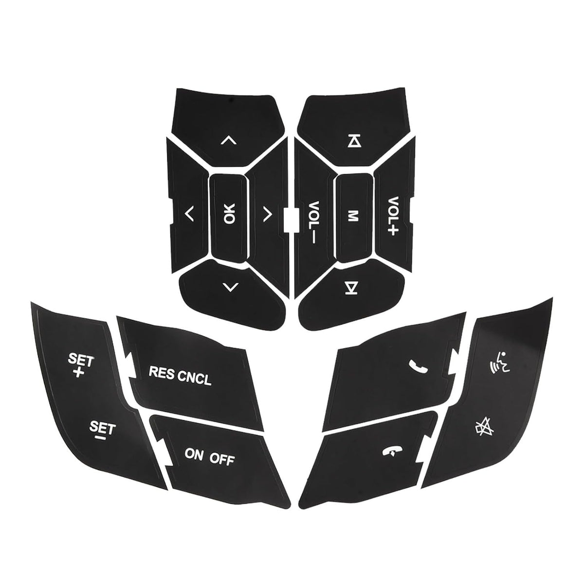 ya 23 10.7 baidi Decal Stickers for for for Ford for for Mustang Steering Buttons for Model Years 15 18
