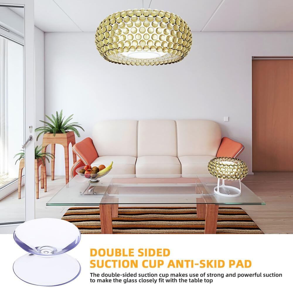 ya 26 10.21 baidi 12x Sucker Furniture Pads Suction Cup Nonslip Pads for Glass Table Tops Powerful