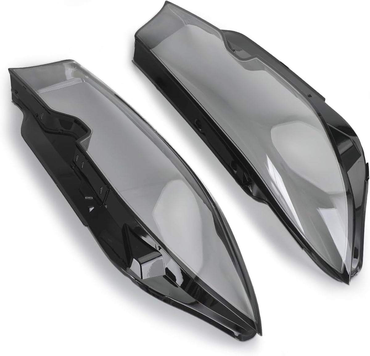 ya 10 9.16 zhengce Left + Right Headlight Lens Protective Cover Shell Plastic for BMW 3 Series