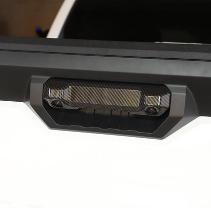 ya 10 9.16 baidi Carbon Fiber ABS Tailgate Handle Decorative Cover Suitable for Toyota Tundr@ 2022-23-