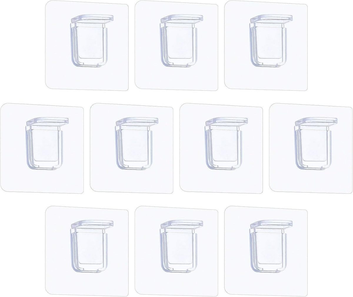 ya 26 10.21 baidi 20 Pcs Adhesive Shelf Bracket,6x6 Punch Reinforced Shelf Support Pegs