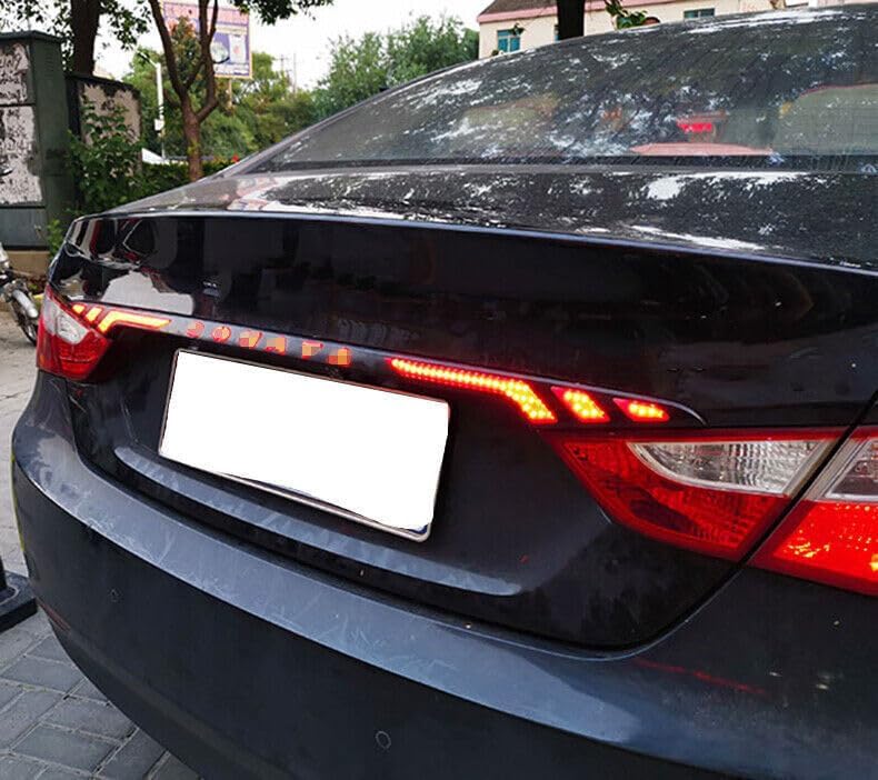 ya 7 8.24 baidi for Hyundai Sonata 12-14 LED black Rear Tail Brake Steering Light Moving Light