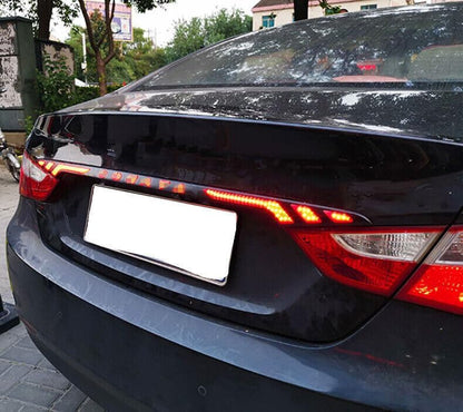 ya 7 8.24 baidi for Hyundai Sonata 12-14 LED black Rear Tail Brake Steering Light Moving Light