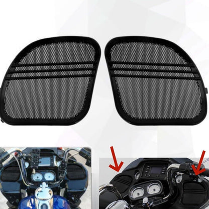 ya 23 10.7 baidi Front rectifier black speaker grille trim for Harley Road Glide 15-23-a