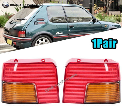 ya 4 8.24 baidi Left and right rear reverse brake stop light cover for Peugeot 205 1983-1994