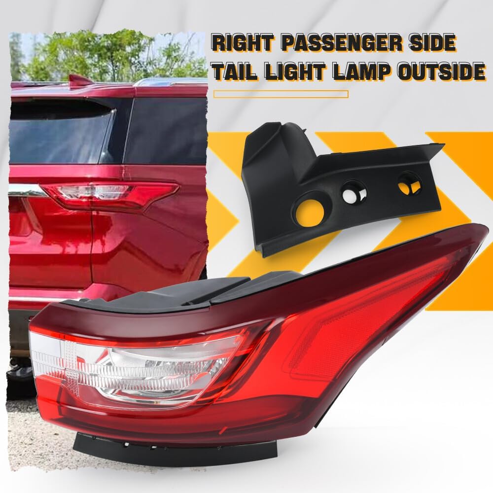 ya 4 8.10 For 2018-2021 for Chevrolet Traverse Rear Tail Lights Right Passenger Side RH OE