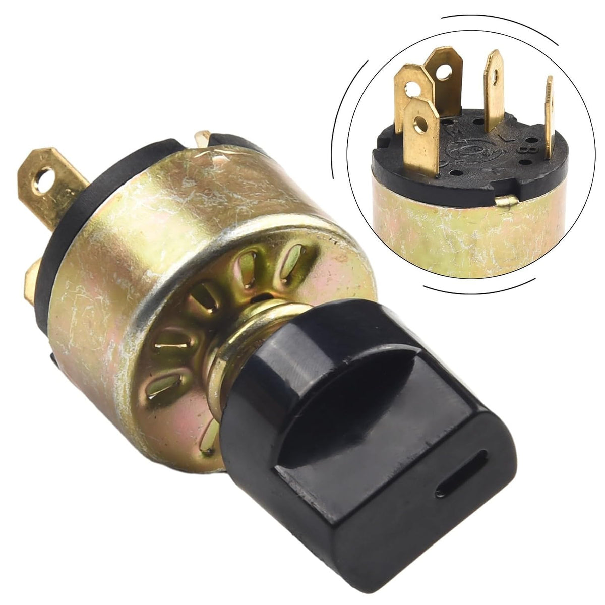 ya 23 10.7 baidi Conditioner Switch Switch 10A 24VDC 4 Position 3 Gold Metal Off Auto Fan