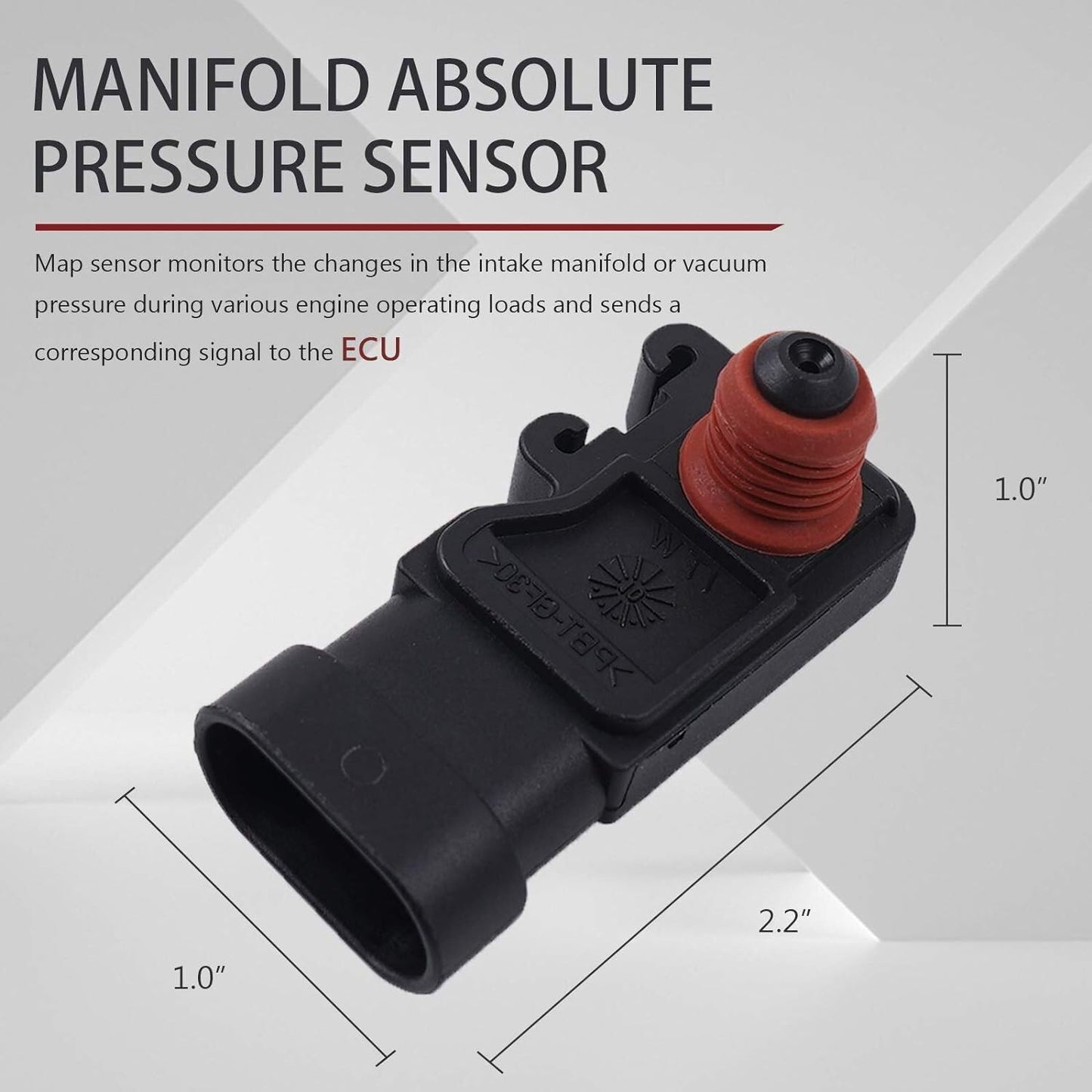 ya 4 8.8 16238399 Fuel Pump Canister Vapor Vent (EVAP) Pressure Sensor for Chevrolet for GMC for Buick US
