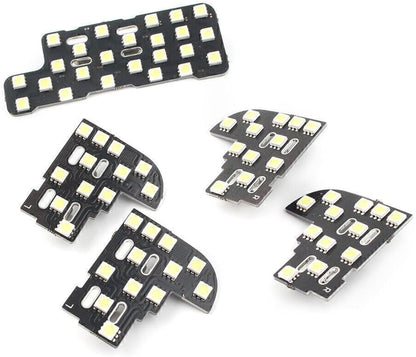 ya 3 8.24 baidi 5 Piece White Car Interior Dome Map Reading Light Bulbs for 2005-2008 for Honda Odyssey 