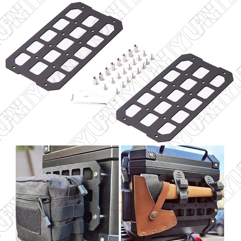 ya 12 10.8 baidi Universal For Motorcycle Trunk Storage Tactical Side Box Organizer Molle Panel