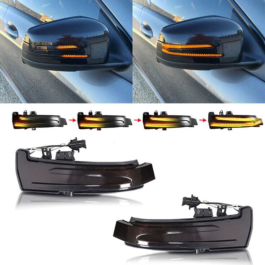 ya 4 8.8 Sequential Amber Turn Signal Side Mirror LED Lights for Benz W176 W246 W204 W212