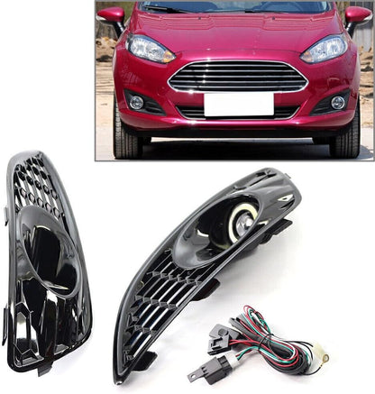 ya 13 9.15 baidi Front Side LED Fog Lamp Light for Ford Fiesta Sedan 2013-2016 Van 12-16 Fac