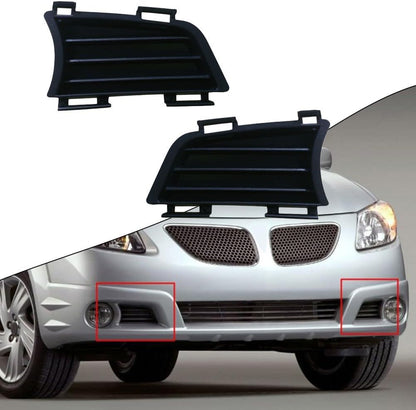 ya 13 9.15 baidi Pair For for Pontiac Vibe 2005-2008 Front Bumper Fog-Light Cover Left & Right