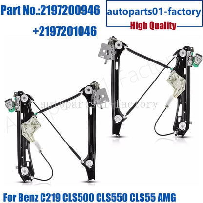ya 12 10.8 baidi Front Left&Right Window Regulator for Mercedes-benz C219 CLS500 CLS550 CLS55 AMG