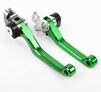 ya 11 9.14 baidifor Kawasaki KX250 2000-2004 Clutch Brake Levers Pivot Green US 2003 2002 2001