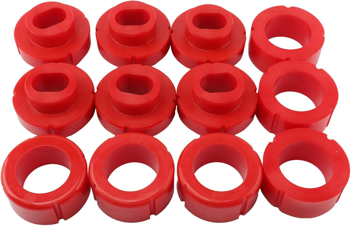 ya 10 9.16 baidi 7-108 Suitable for 1981-87 for Chevrolet C/K 10-30 2/4WD Body Mount - Red Prothane -