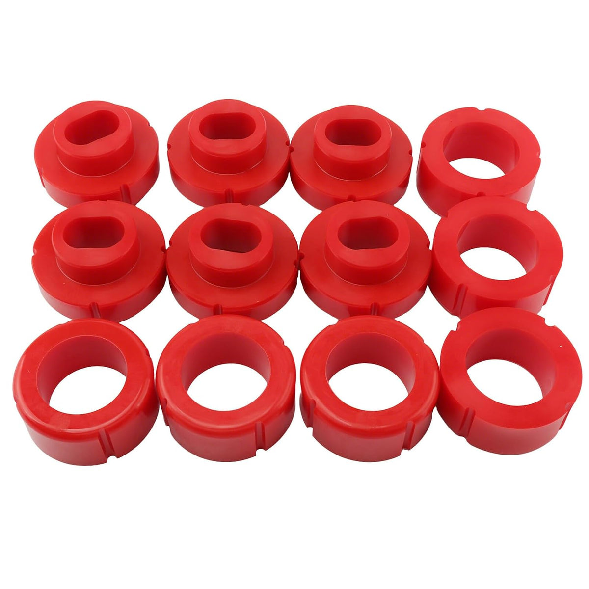 ya 6 8.14 for 81-87 for Chevy C/K 10-30 2/4wd Prothane Body Mount - Red
